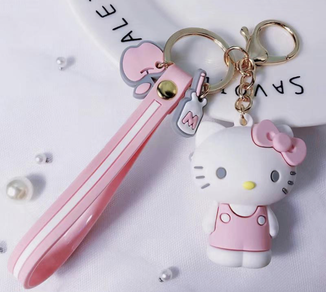 Hello kitty keyring