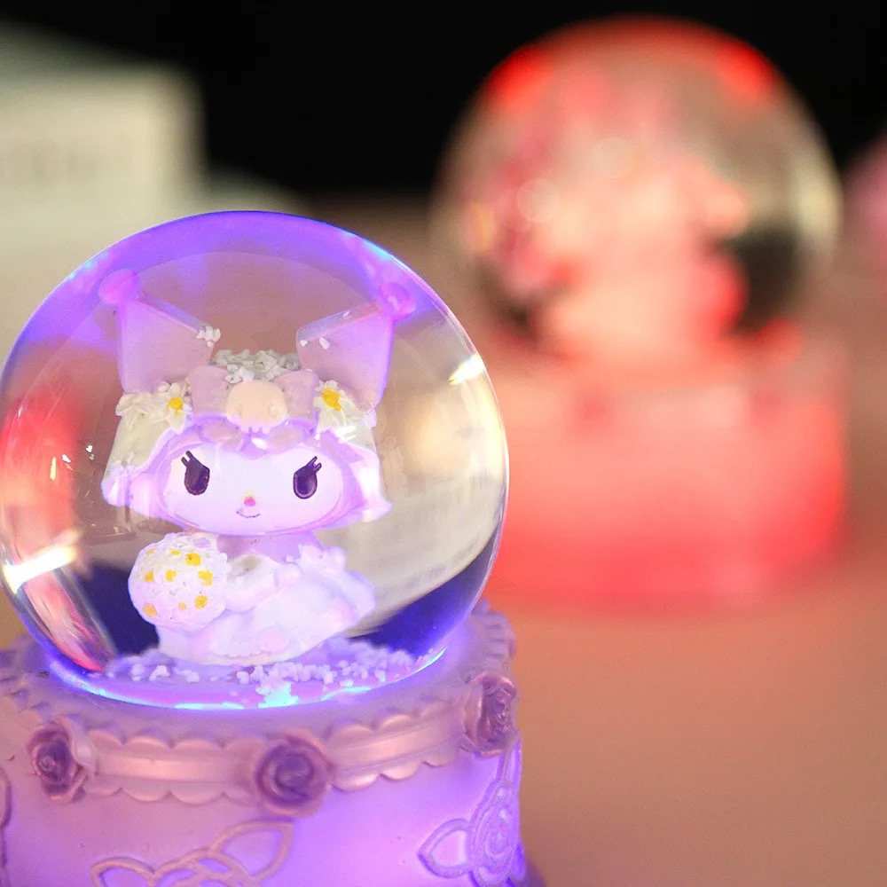 kuromi snow globe