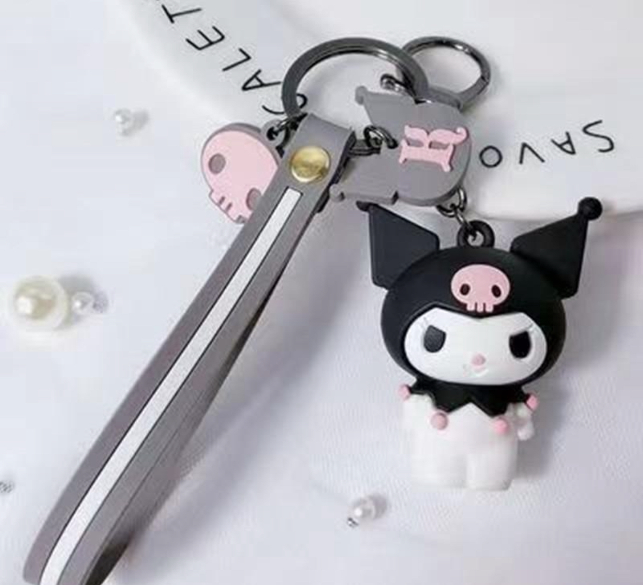 kuromi keyring 