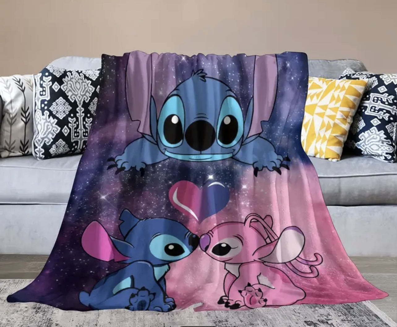 Stitch blanket 150x120 cm