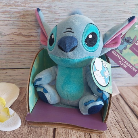 stitch plush magnetic shoulder plush