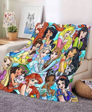 Princess blanket size 150x120 cm