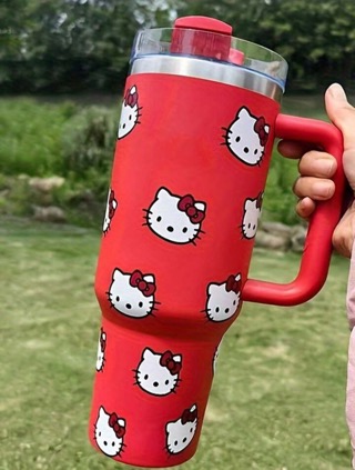 Hello kitty straw bottle 40 oz